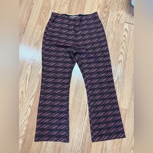 Anthropologie DOLAN left Coast high-rise cropped flare pants sz SMALL